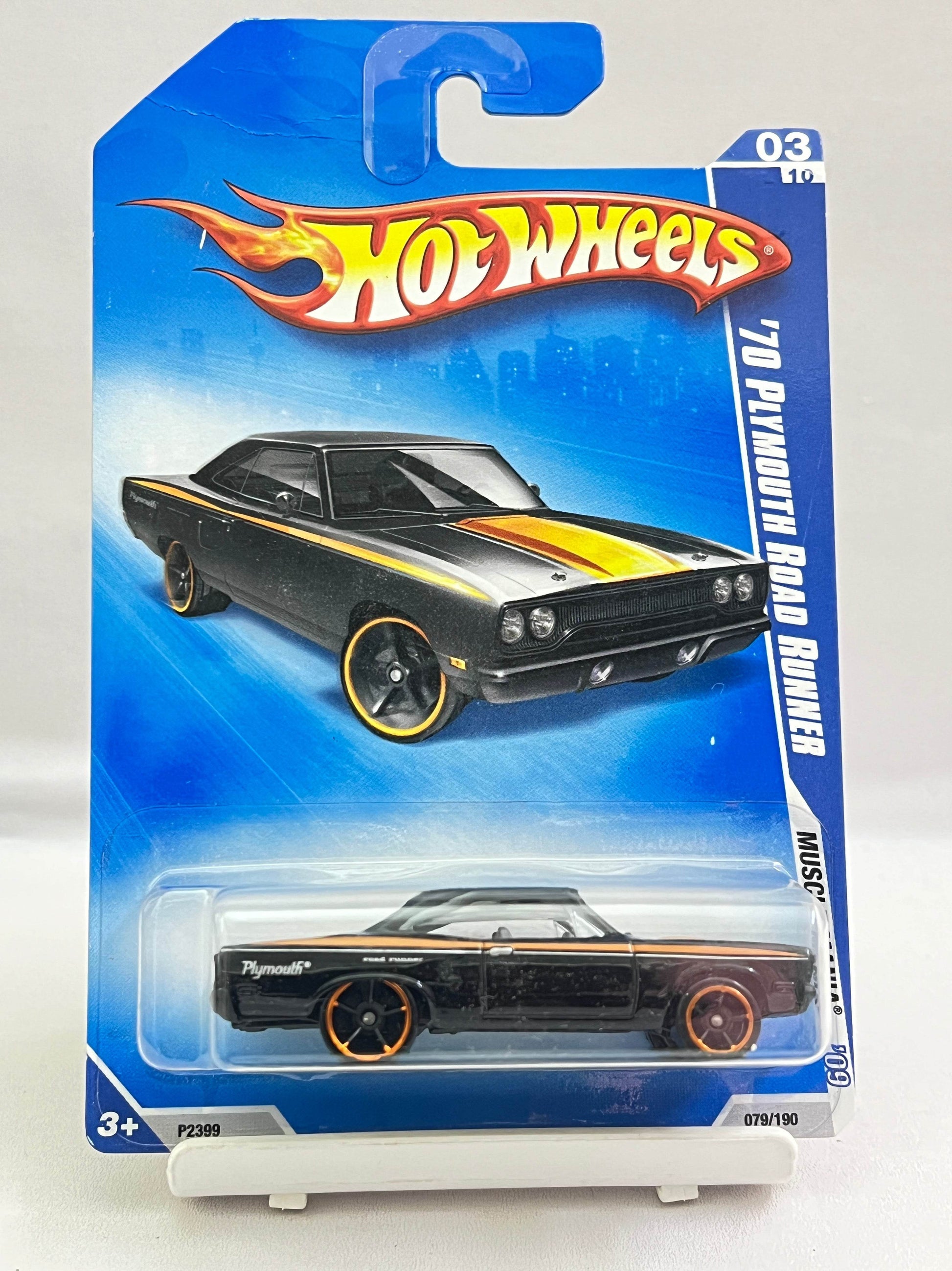 CREASED CARD - HOT WHEELS - 70 PLYMOUTH ROAD RUNNER - 6C - Its Fun