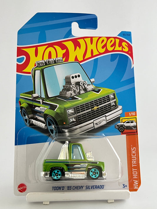 TOONED 83 CHEVY SILVERADO - 5B - Its Fun- Hot wheels - matchbox - diecast