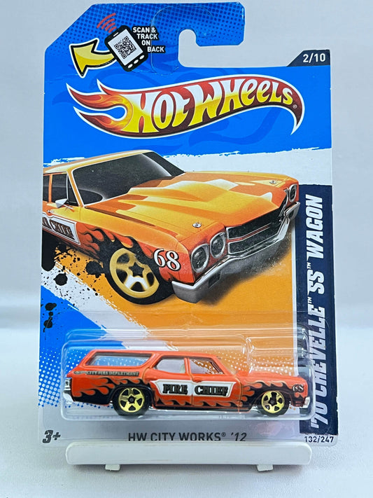 HOT WHEELS - CREASED - 70 CHEVELLE SS WAGON - 6C - Its Fun