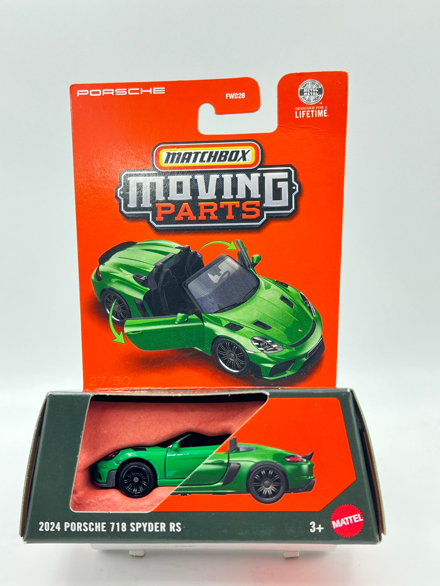 MATCHBOX MOVING PARTS - 2024 PORSCHE 718 SPYDER RS - 3C