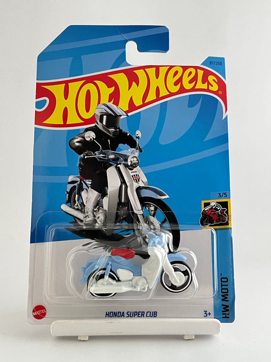 HONDA SUPER CUB - BLUE - 2A - Its Fun- Hot wheels - matchbox - diecast