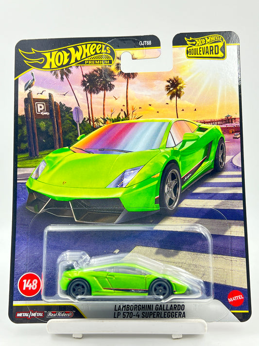 HOT WHEELS - PREMIUM - LAMBORGHINI GALLARDO LP 570-4 SUPERLEGGERA - 5A