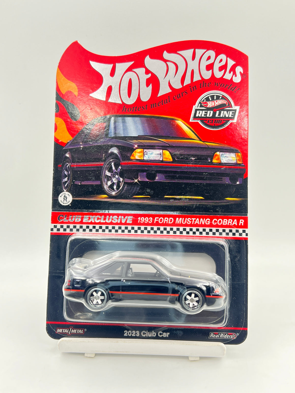 RLC - HOT WHEELS - 1993 FORD MUSTANG COBRA R - (COMES WITH PROTECTOR)