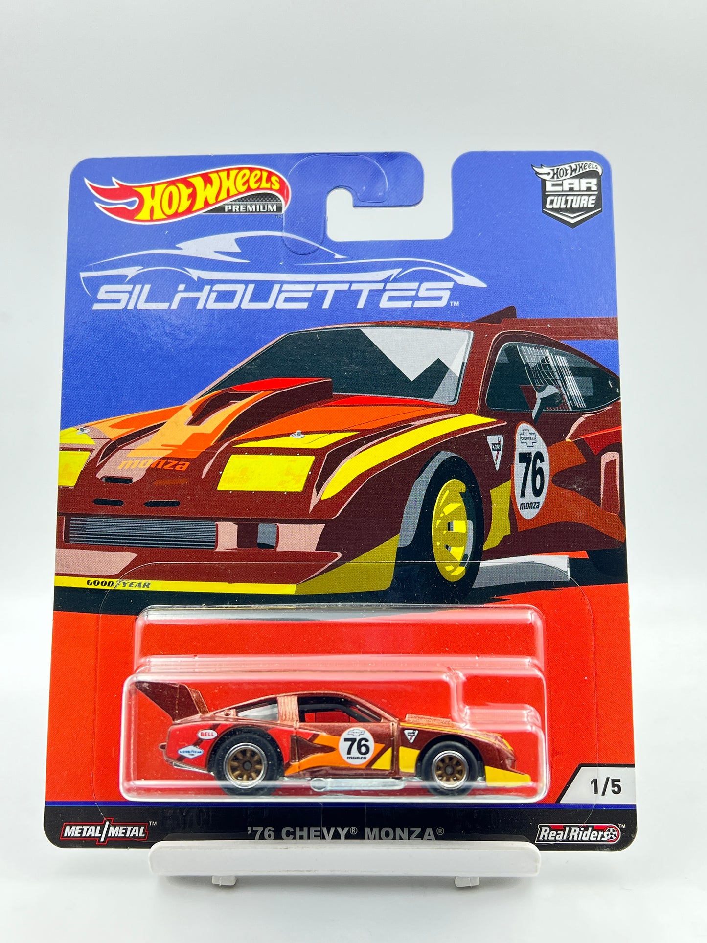 HOT WHEELS - PREMIUM - SILHOUETTES - 76 CHEVY MONZA - 5A