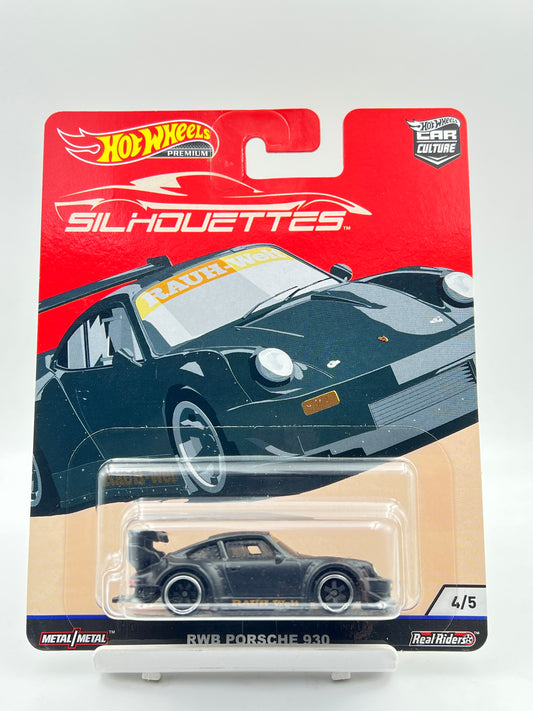 HOT WHEELS - PREMIUM - RARE - SILHOUETTES - RWB PORSCHE 930 - 9E