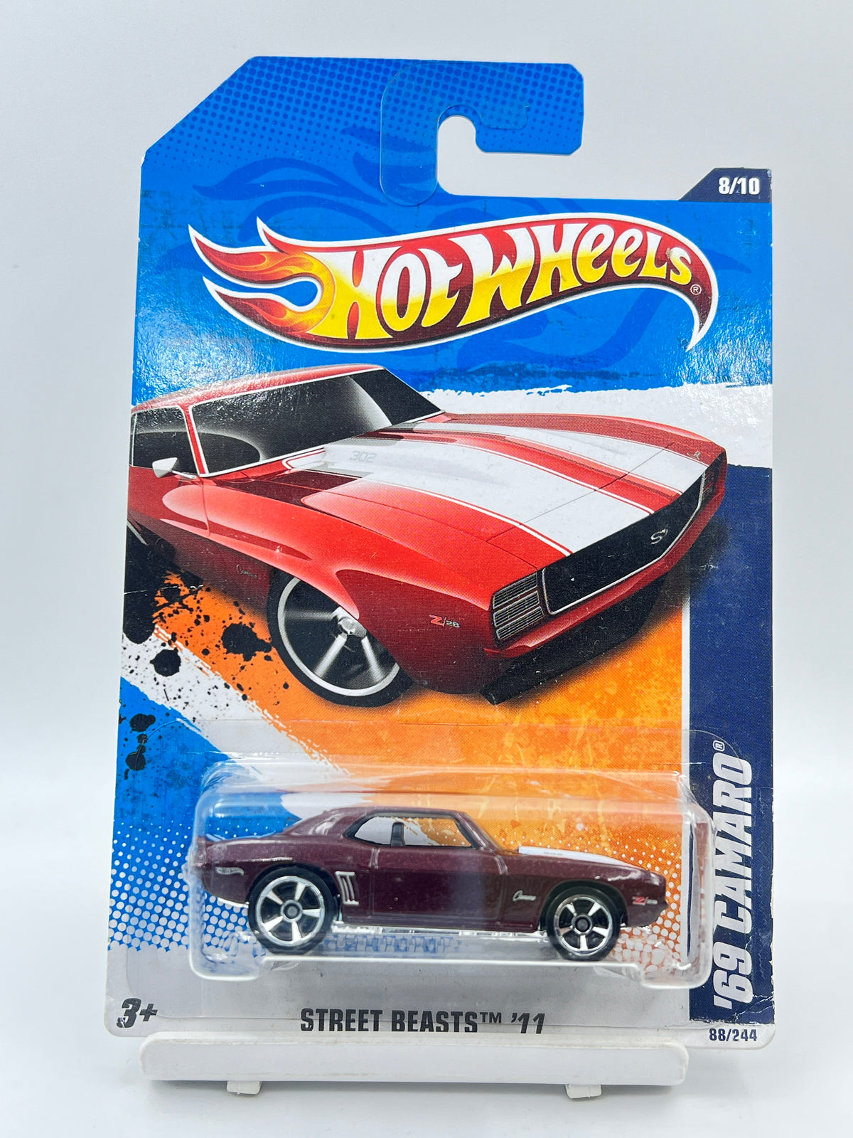 SOFT CORNERS / MILD BLISTER DENT - IMPORTED - HOT WHEELS -  69 CAMARO - 2B