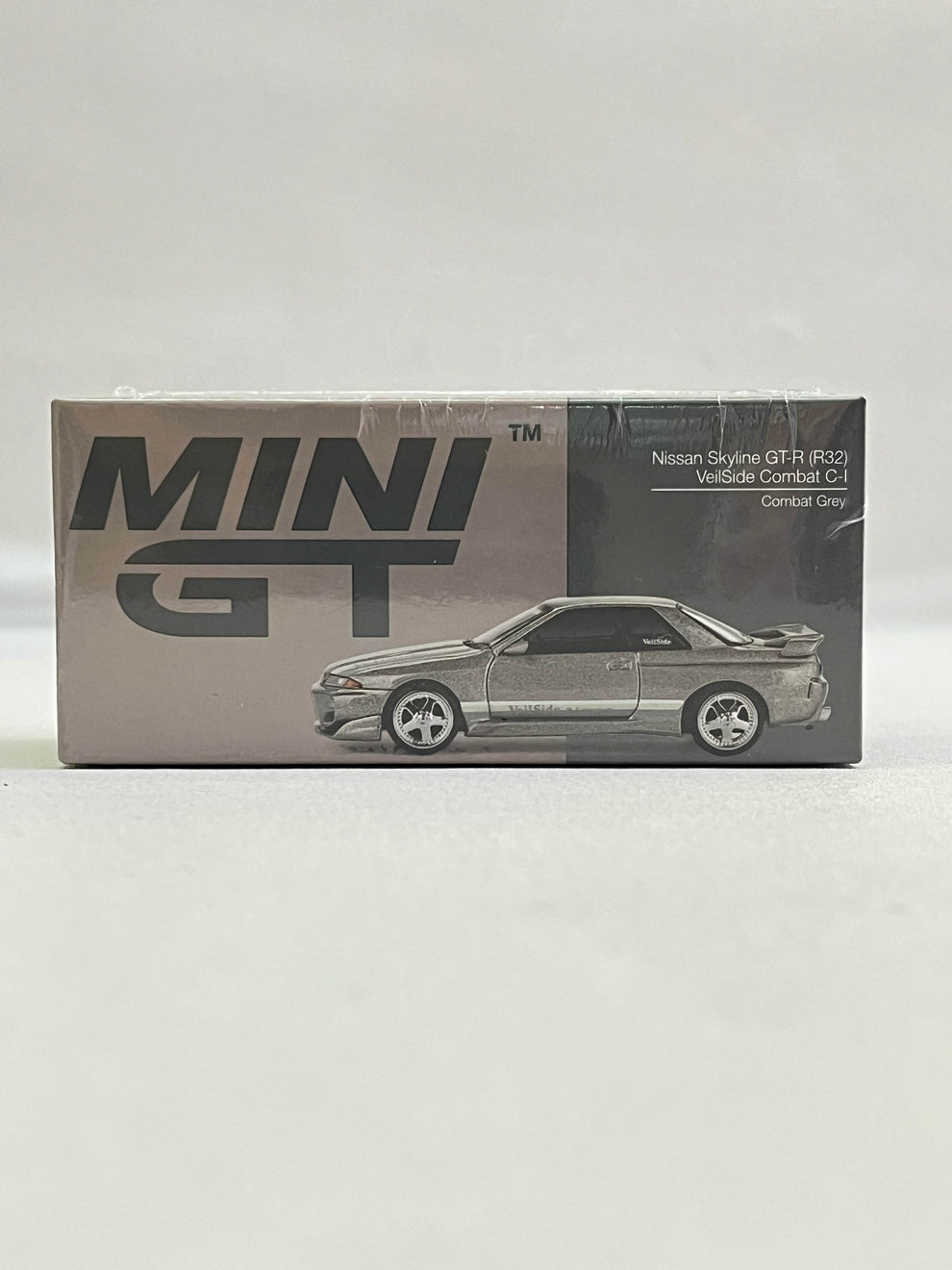 MINI GT - NISSAN SKYLINE GT-R (R32) VEILSIDE COMBAT C-I - COMBAT GREY ...