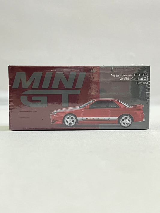 MINI GT - NISSAN SKYLINE GT-R (R32) - VEILSIDE COMBAT C-I GEM RED - Its Fun