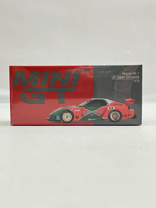 MINI GT - MAZDA RX-7 - LB SUPER SILHOUETTE 787B - WITH BOX SLEEVE - Its Fun