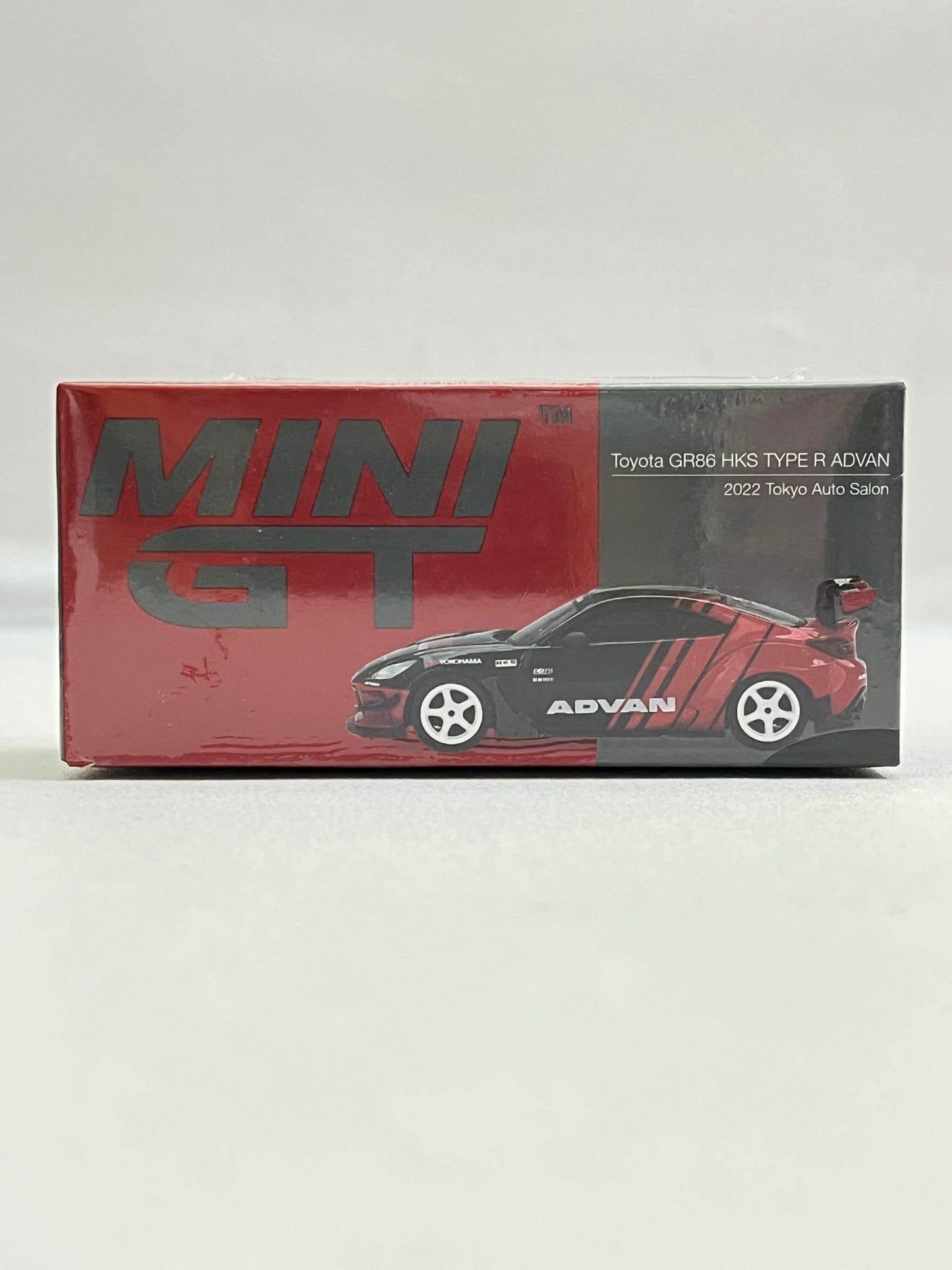 MINI GT - TOYOTA GR86 HKS TYPE R ADVAN - 2022 TOKYO AUTO SALON - WITH BOX SLEEVE - Its Fun