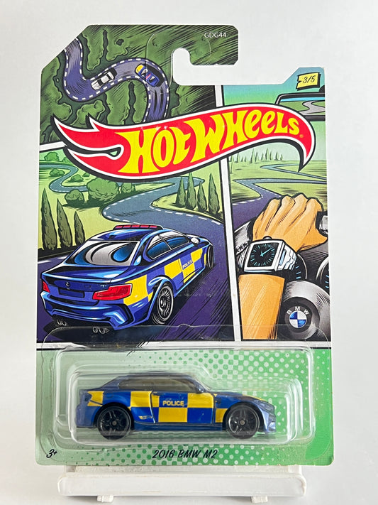 CREASED CARD - 2016 BMW M2 - 1C - Its Fun- Hot wheels - matchbox - diecast