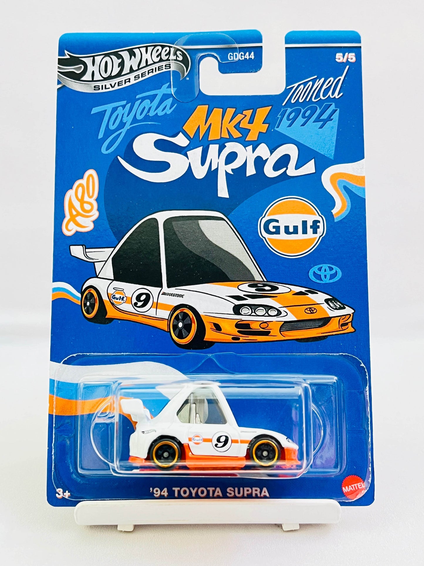 HOT WHEELS - TOONED GULF - 94 TOYOTA SUPRA - FULL METAL - 4B - Its Fun