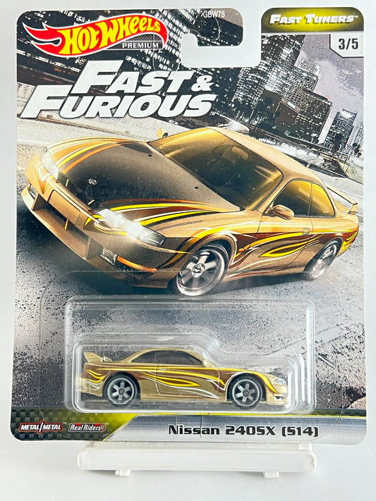 PREMIUM NISSAN 240SX (S14) - 5B - Its Fun- Hot wheels - matchbox - diecast