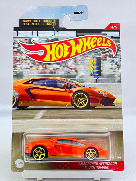 HOT WHEELS - 1/4 MILE SERIES - LAMBORGHINI AVENTADOR MIURA HOMAGE - 4E