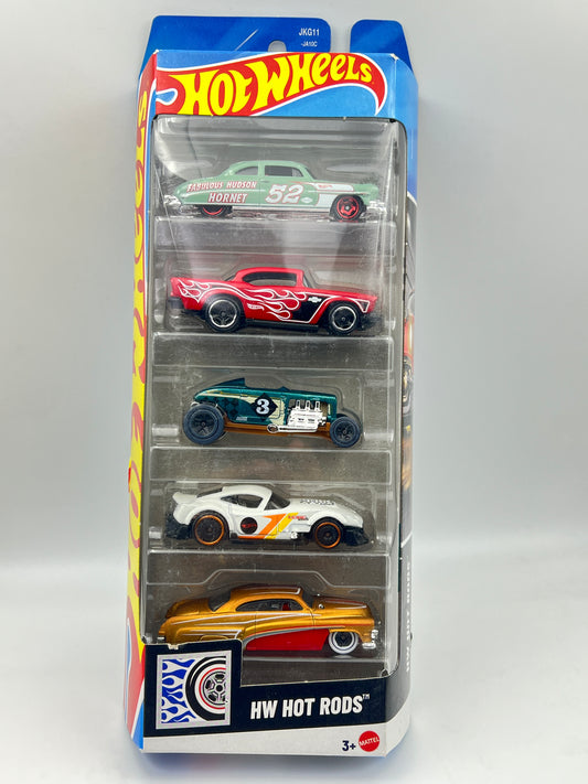 HOT WHEELS - HW HOT RODS - 5 PACK - 4H