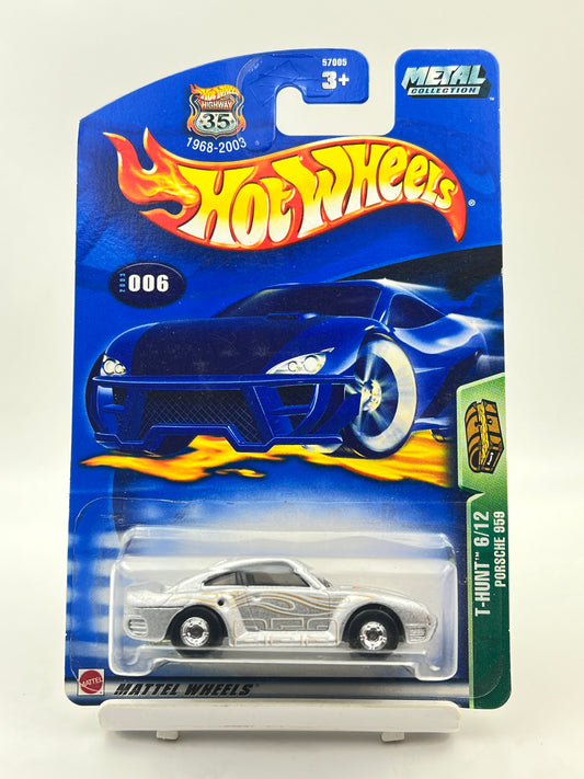 TREASURE HUNT - VERY RARE - PORSCHE 959 - FULL METAL WITH RUBBER TYRES - FREE PROTECTOR -
