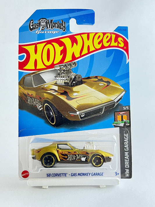 68 CORVETTE - GAS MONKEY GARAGE - 4C - Its Fun- Hot wheels - matchbox - diecast
