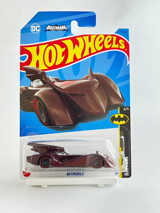 BATMOBILE - BROWNISH MAROON -1C - Its Fun- Hot wheels - matchbox - diecast