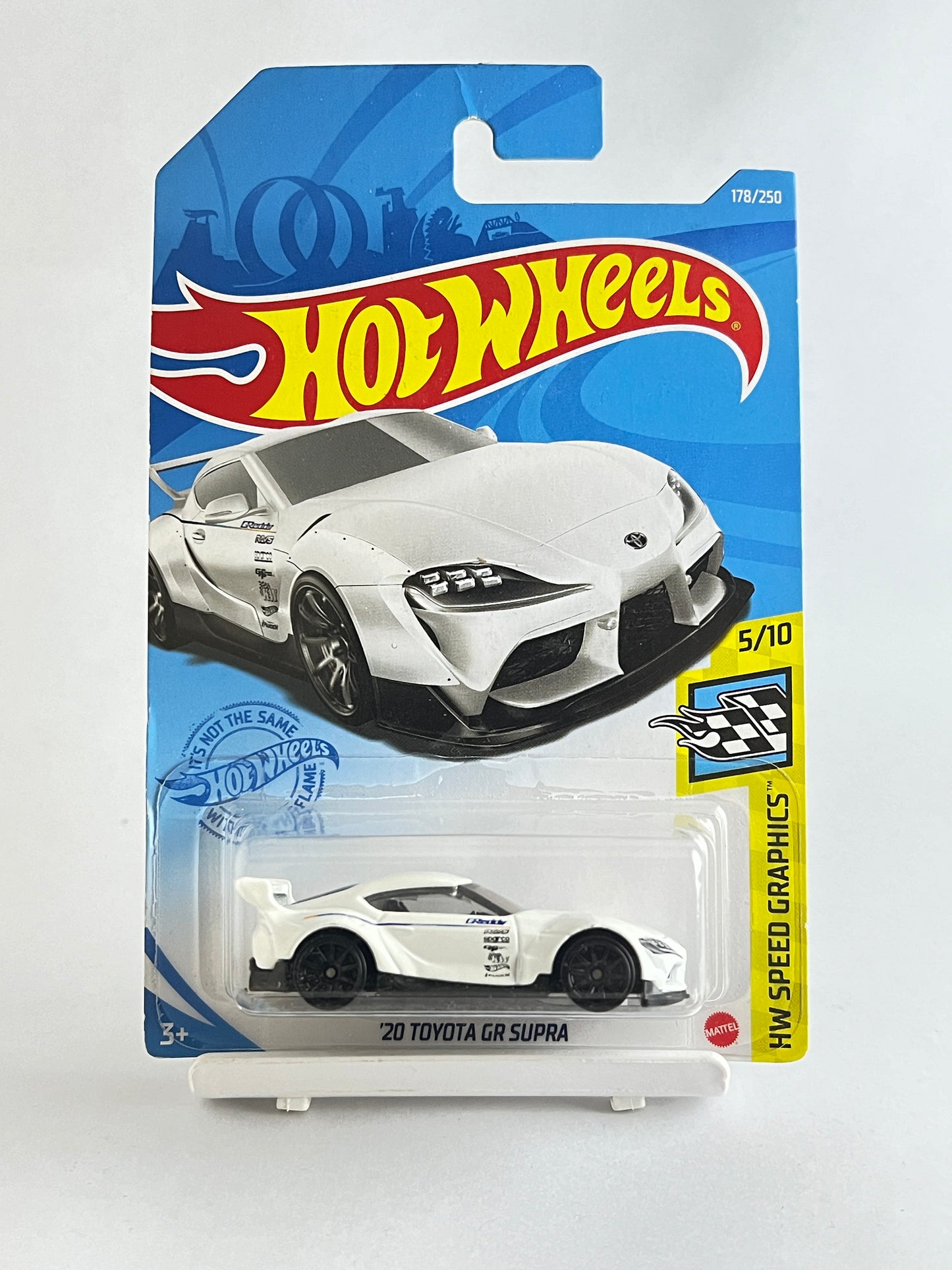 20 TOYOTA GR SUPRA - WHITE - 4B - Its Fun- Hot wheels - matchbox - diecast