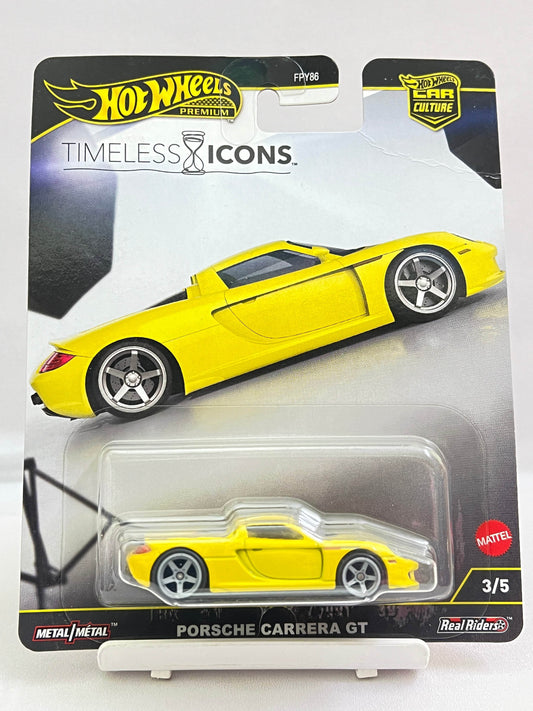 CREASED CARD - HOT WHEELS - TIMELESS ICONS - PORSCHE CARRERA GT - 4F - Its Fun