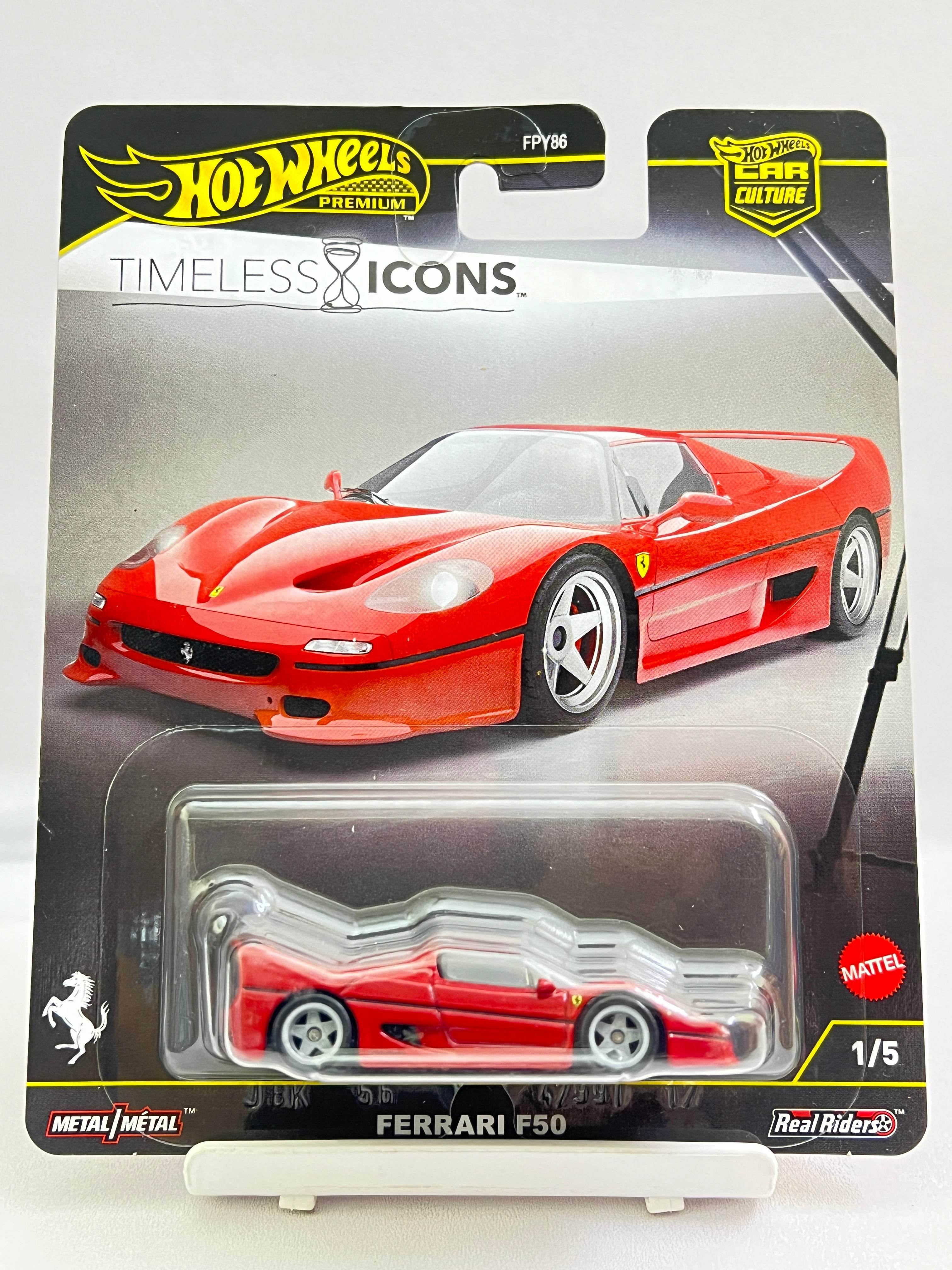 IMPORTED - HOT WHEELS - PREMIUM - TIMELESS ICONS - FERRARI F50
