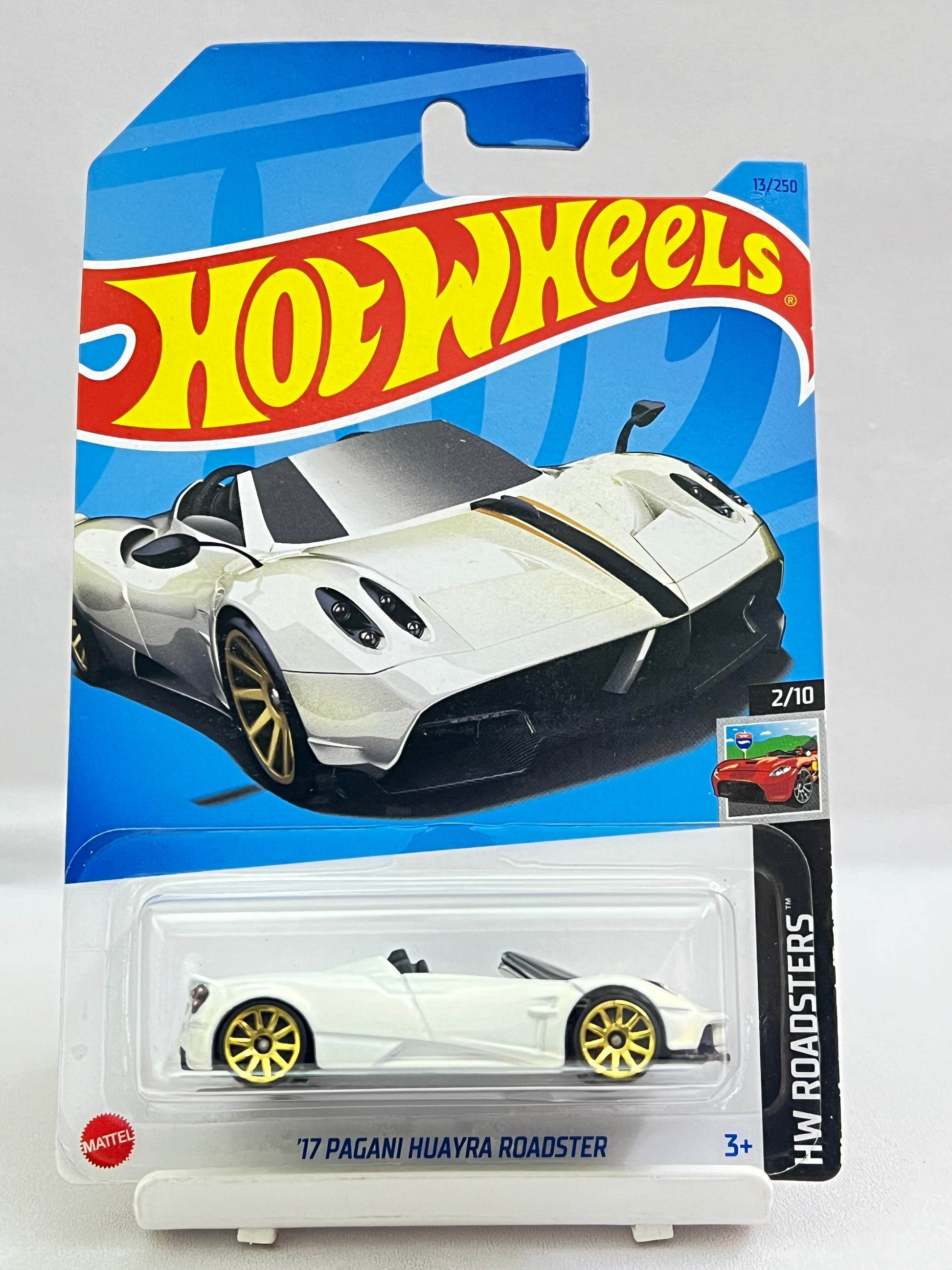 HOT WHEELS - 17 PAGANI HUAYRA ROADSTER - WHITE - 6C - Its Fun