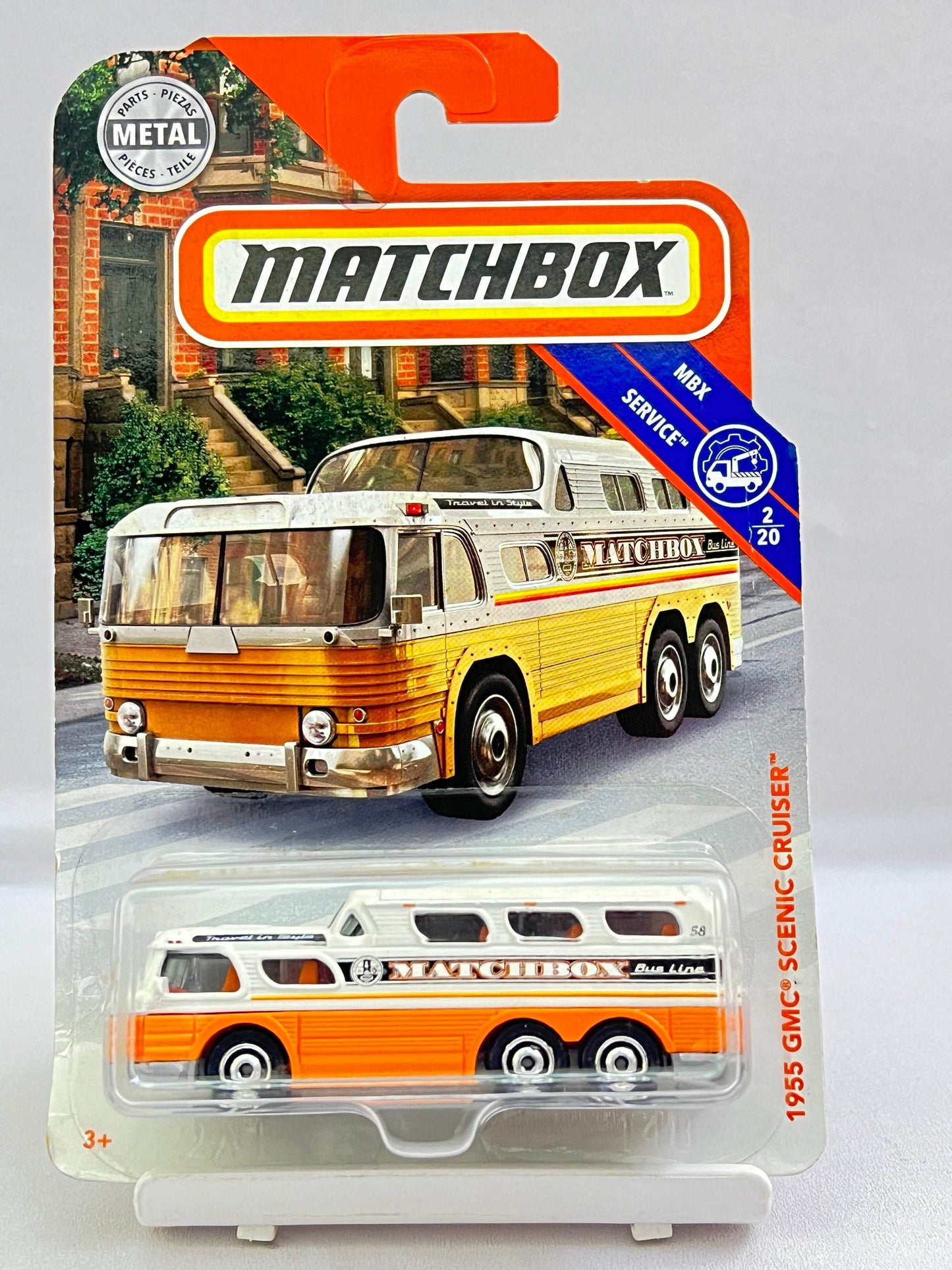 CREASED CARD - 1955 GMC SCENIC CRUISER - 3E - Its Fun