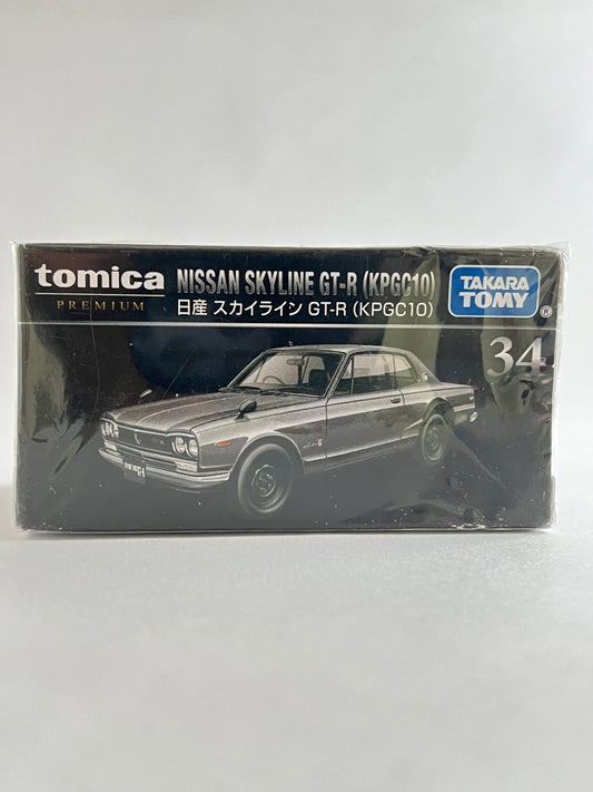 TOMICA PREMIUM NISSAN SKYLINE GT-R (KPGC10) - 1:61 SCALE WITH OPENING DOOR