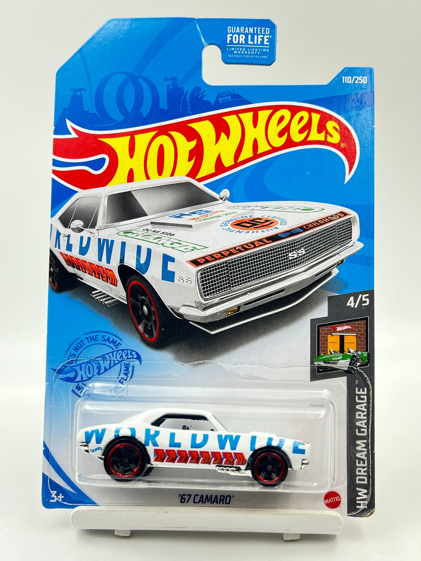 HOOK CREASE - IMPORTED - HOT WHEELS -  67 CAMARO - 6B