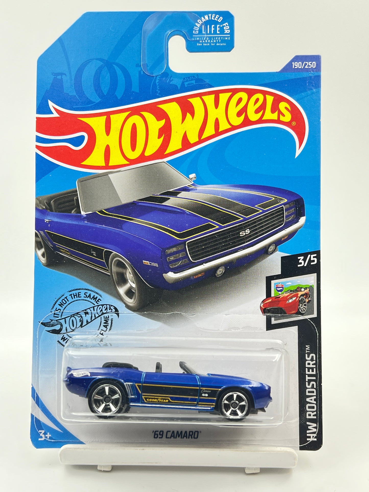 IMPORTED - HOT WHEELS -  69 CAMARO - BLUE - 6B