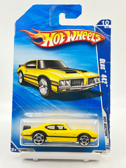 ( CARD AS IN PIC ) - IMPORTED - HOT WHEELS -  OLDS 442 - 6A