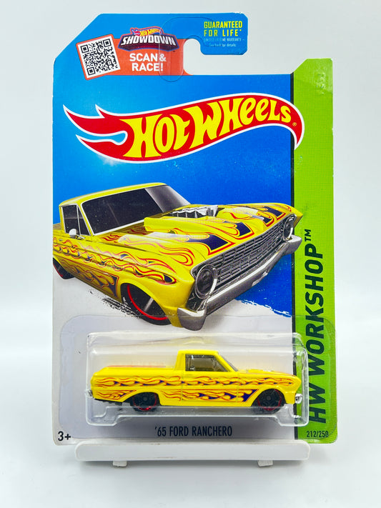 IMPORTED - HOT WHEELS -  65 FORD RANCHERO - YELLOW - 7A