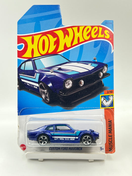 ( CARD AS IN PIC ) - IMPORTED - HOT WHEELS -  CUSTOM FORD MAVERICK - ZX4