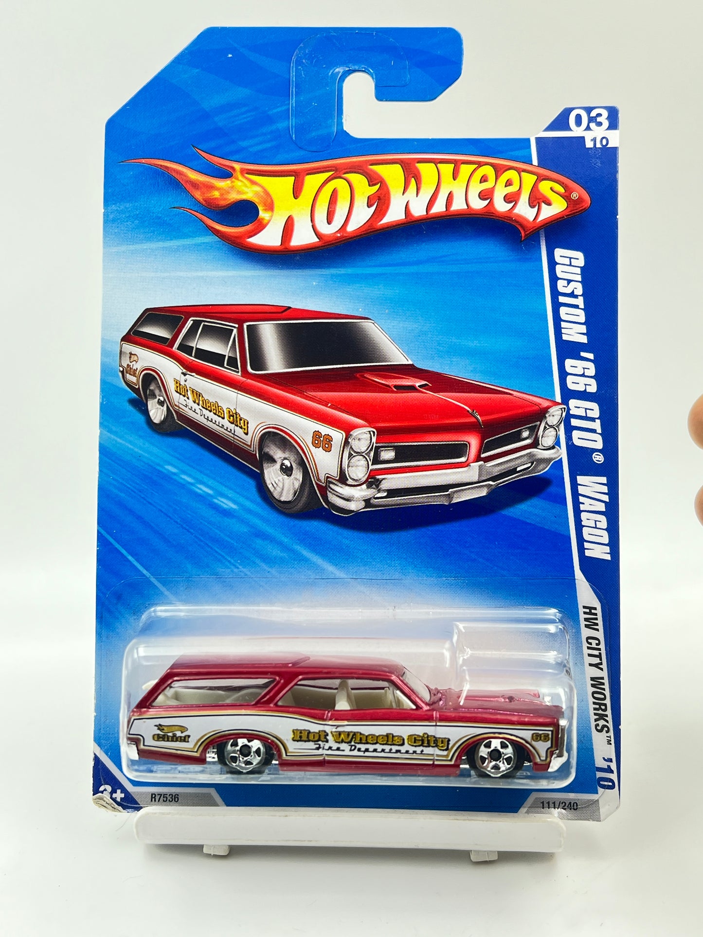 IMPORTED - HOT WHEELS -  CUSTOM 66 GTO WAGON - 7A