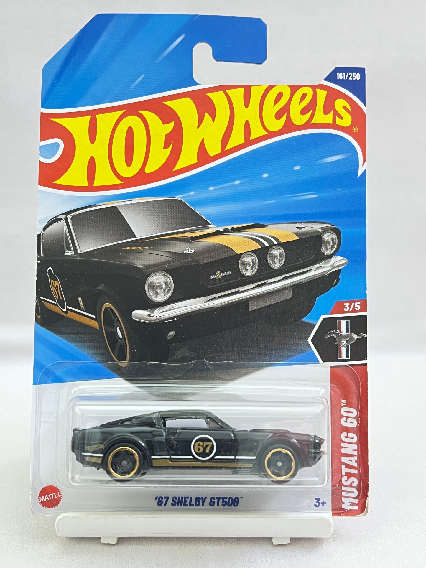 HOT WHEELS - 67 SHELBY GT500 - BLACK - 1A