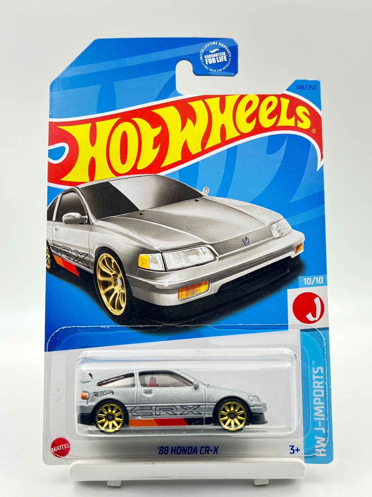MILD CREASE - IMPORTED - HOT WHEELS -  88 HONDA CR-X - 3D