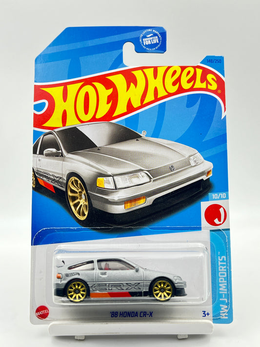 MILD CREASE - IMPORTED - HOT WHEELS -  88 HONDA CR-X - 3D
