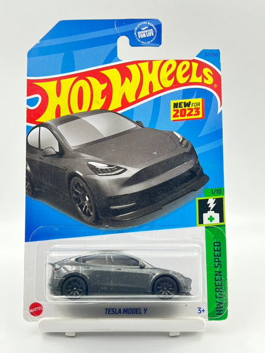MILD HOOK CREASE - HOT WHEELS - TESLA MODEL Y - BLACK - 3D