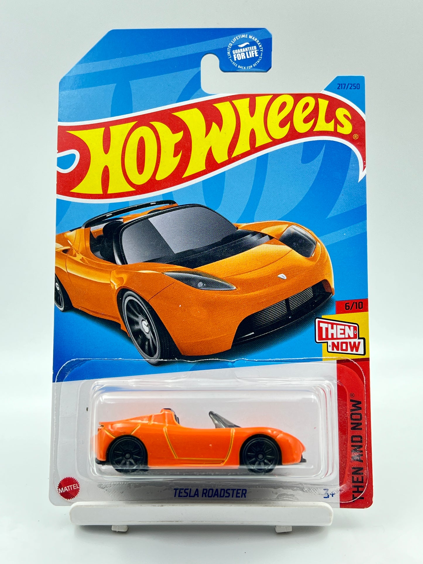 IMPORTED - HOT WHEELS -  TESLA ROADSTER - ORANGE - 3C