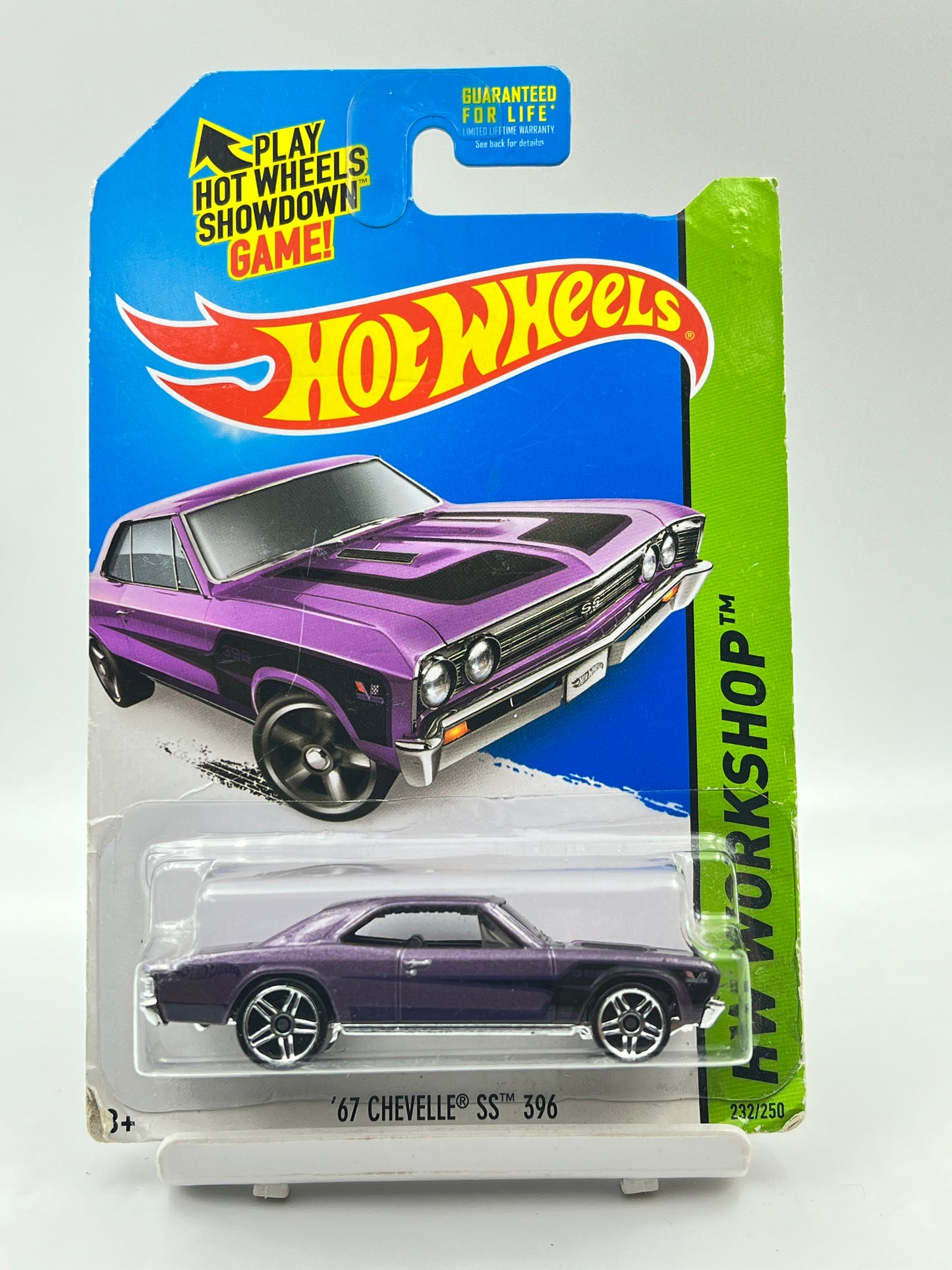 IMPORTED - HOT WHEELS -  67 CHEVELLE SS 396 - PURPLE - 7A