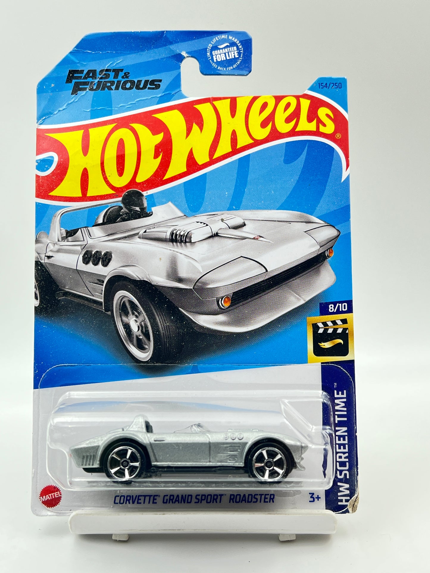 CREASED CARD - IMPORTED - HOT WHEELS -  CORVETTE GRAND SPORT ROADSTER - 3A