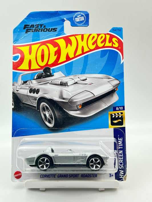 CREASED CARD - IMPORTED - HOT WHEELS -  CORVETTE GRAND SPORT ROADSTER - 3A
