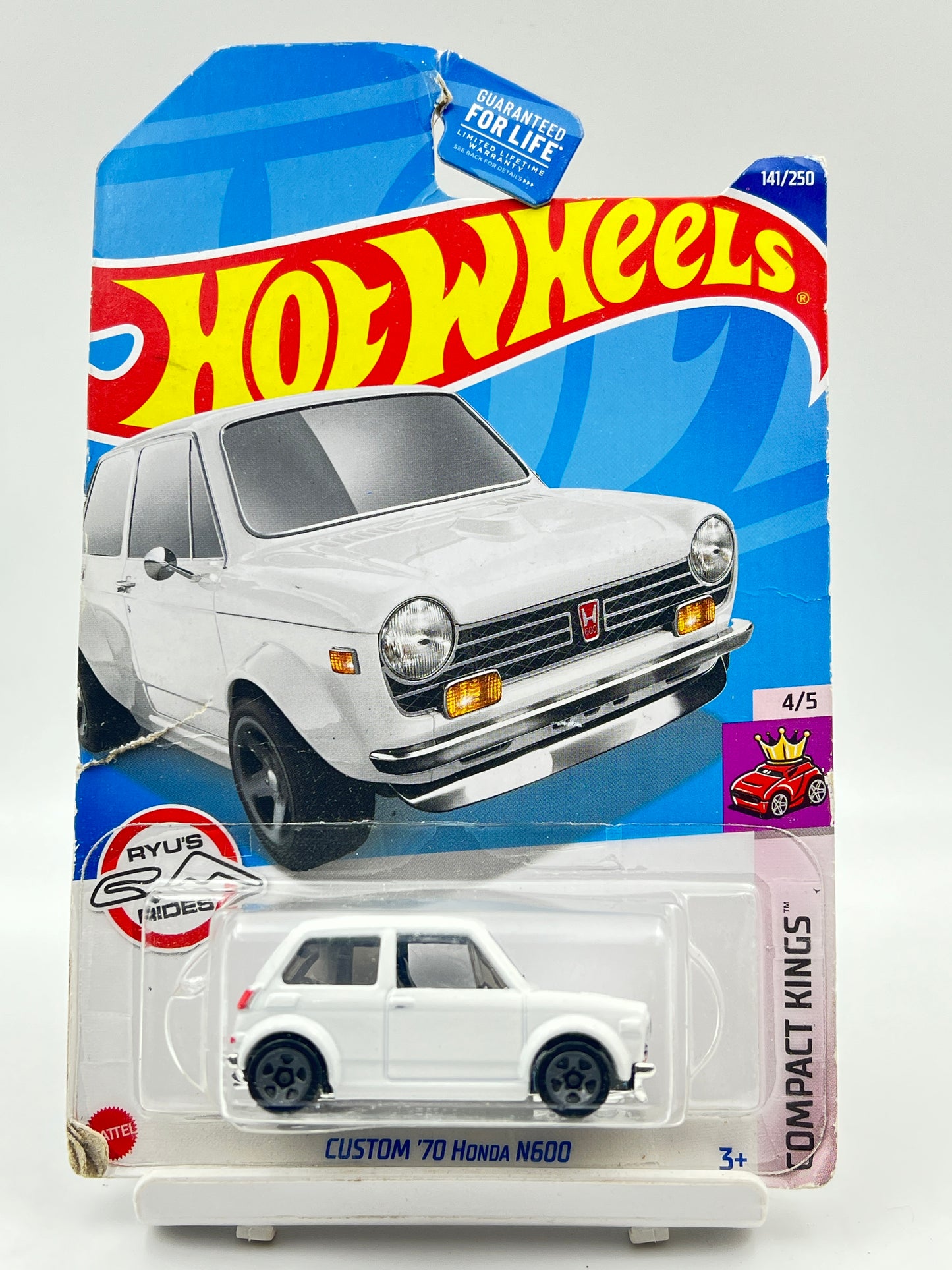 CARD DAMAGED - HOT WHEELS - CUSTOM 70 HONDA N600 - 6D
