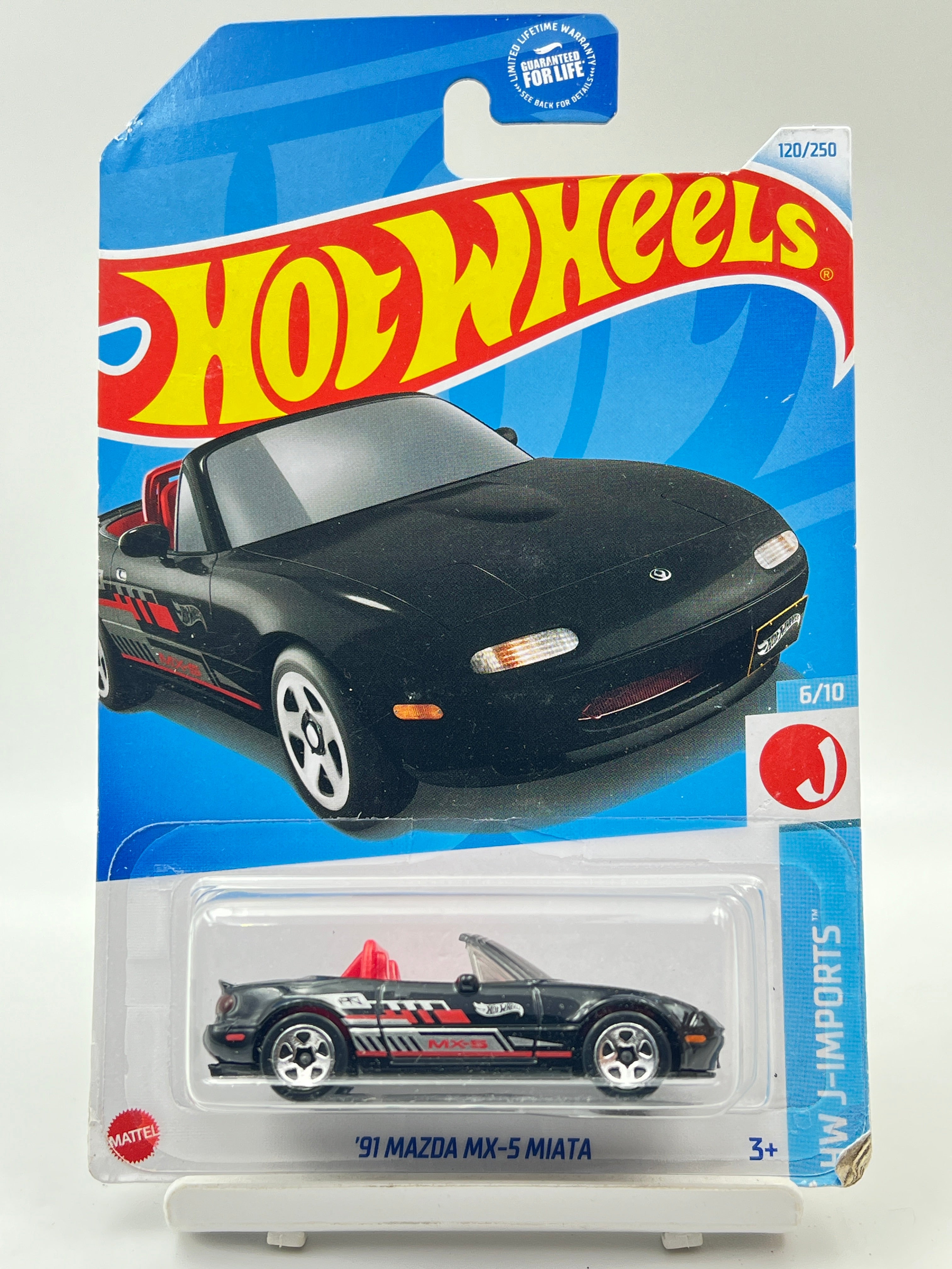 IMPORTED - HOT WHEELS - 91 MAZDA MX-5 MIATA - BLACK - 3E – Its Fun