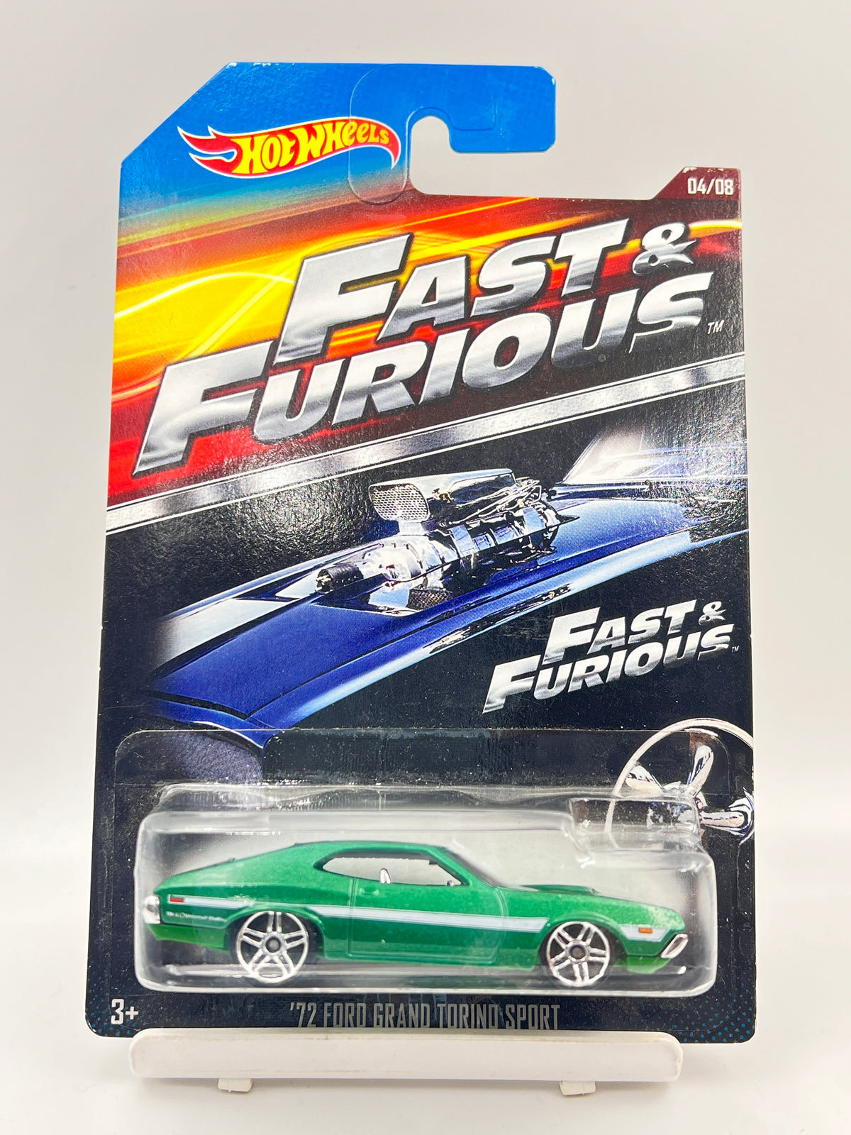 IMPORTED - HOT WHEELS -  72 FORD GRAND TORINO SPORT - 1D