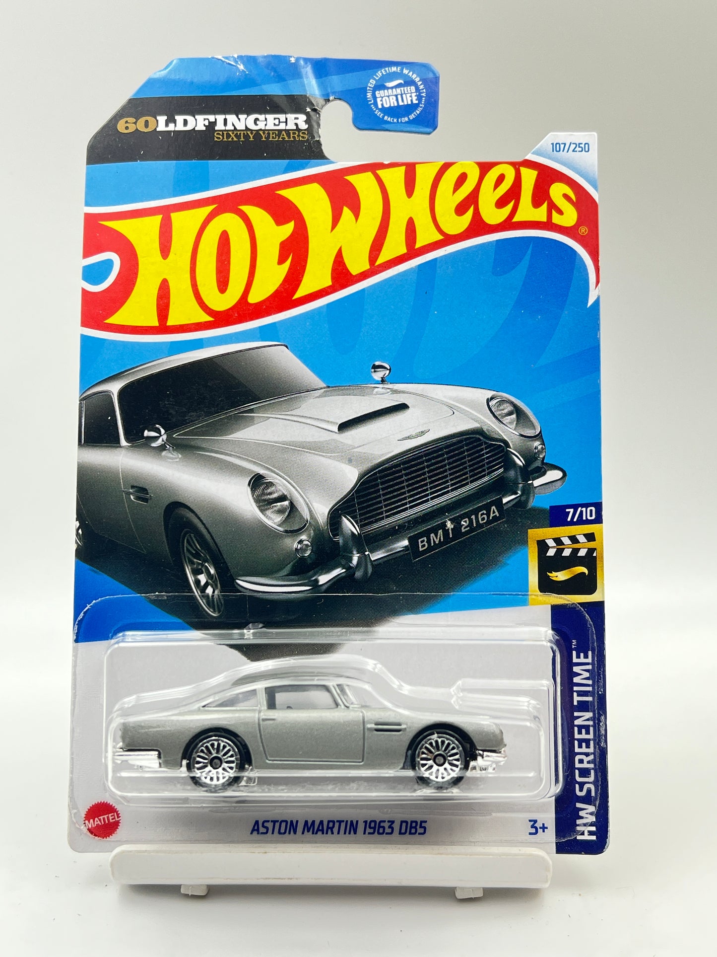 ( CARD AS IN PIC ) - HOT WHEELS - ASTON MARTIN 1963 DB5 - 9A