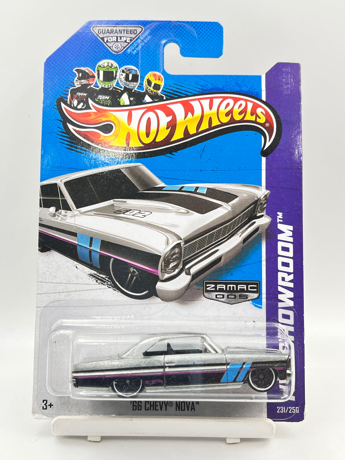 ZAMAC - IMPORTED - HOT WHEELS -  66 CHEVY NOVA - 1C