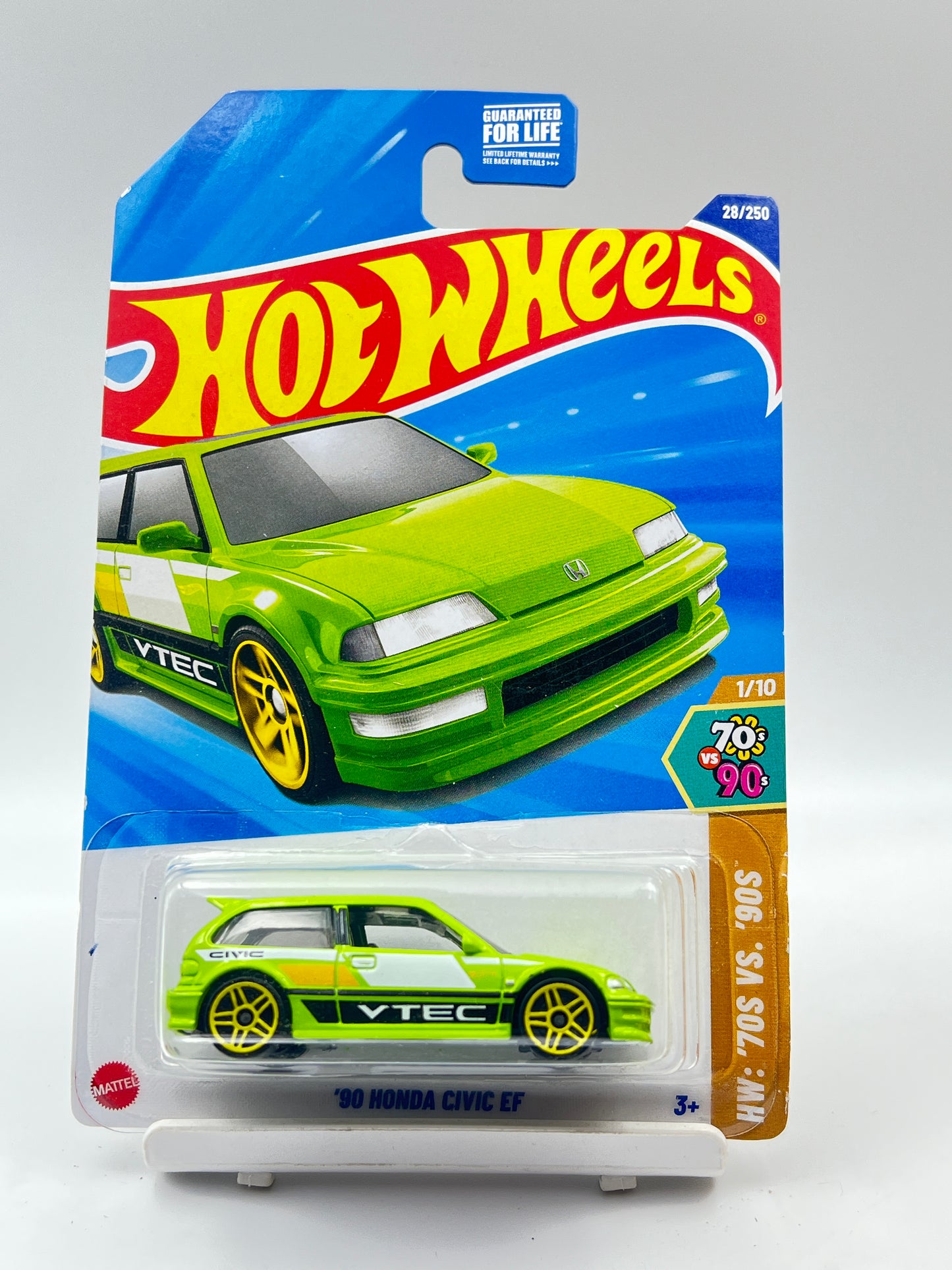 IMPORTED - HOT WHEELS -  90 HONDA CIVIC EF - GREEN - 9A