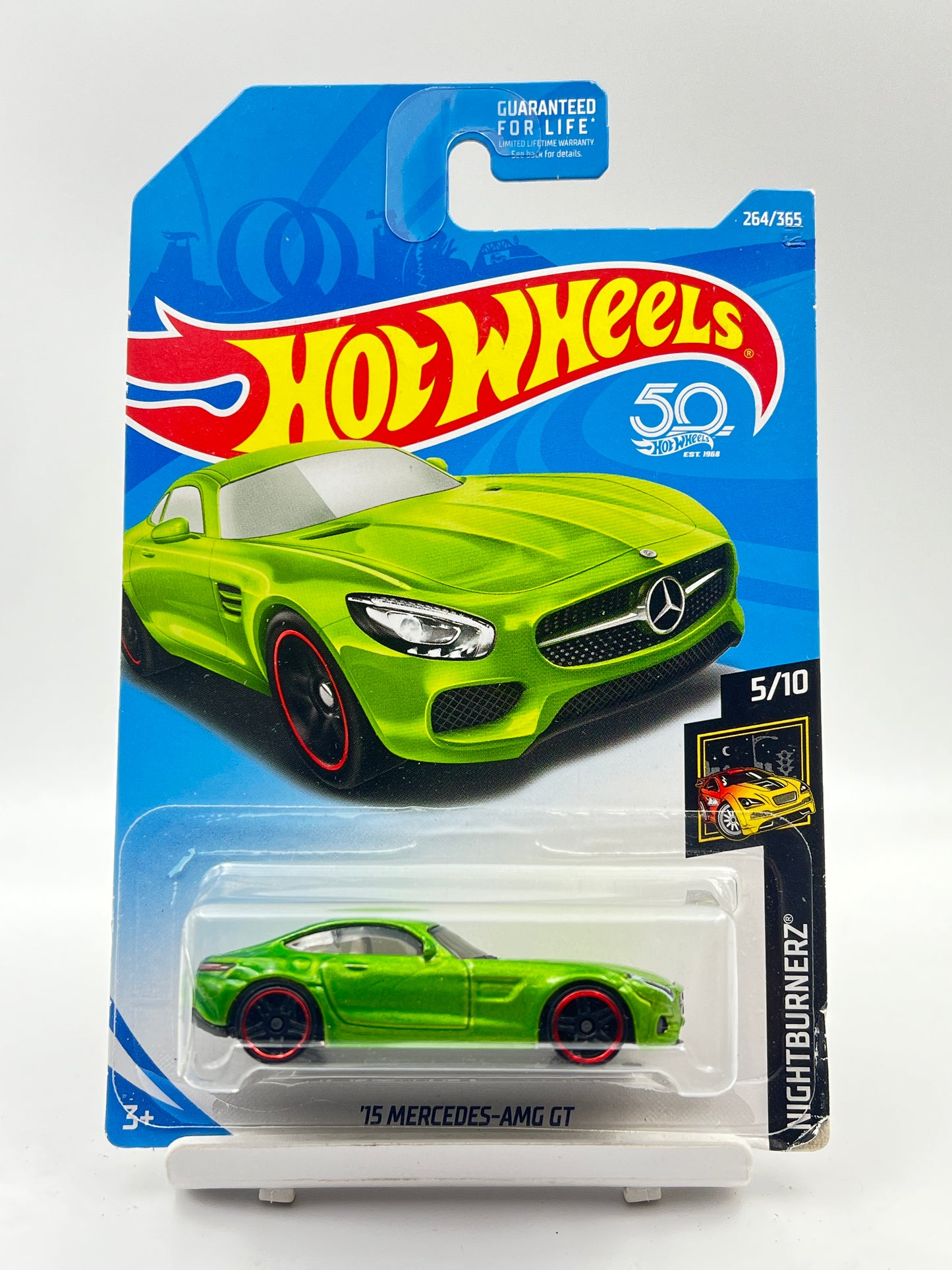 IMPORTED - HOT WHEELS -  15 MERCEDES AMG GT - GREEN - 9B