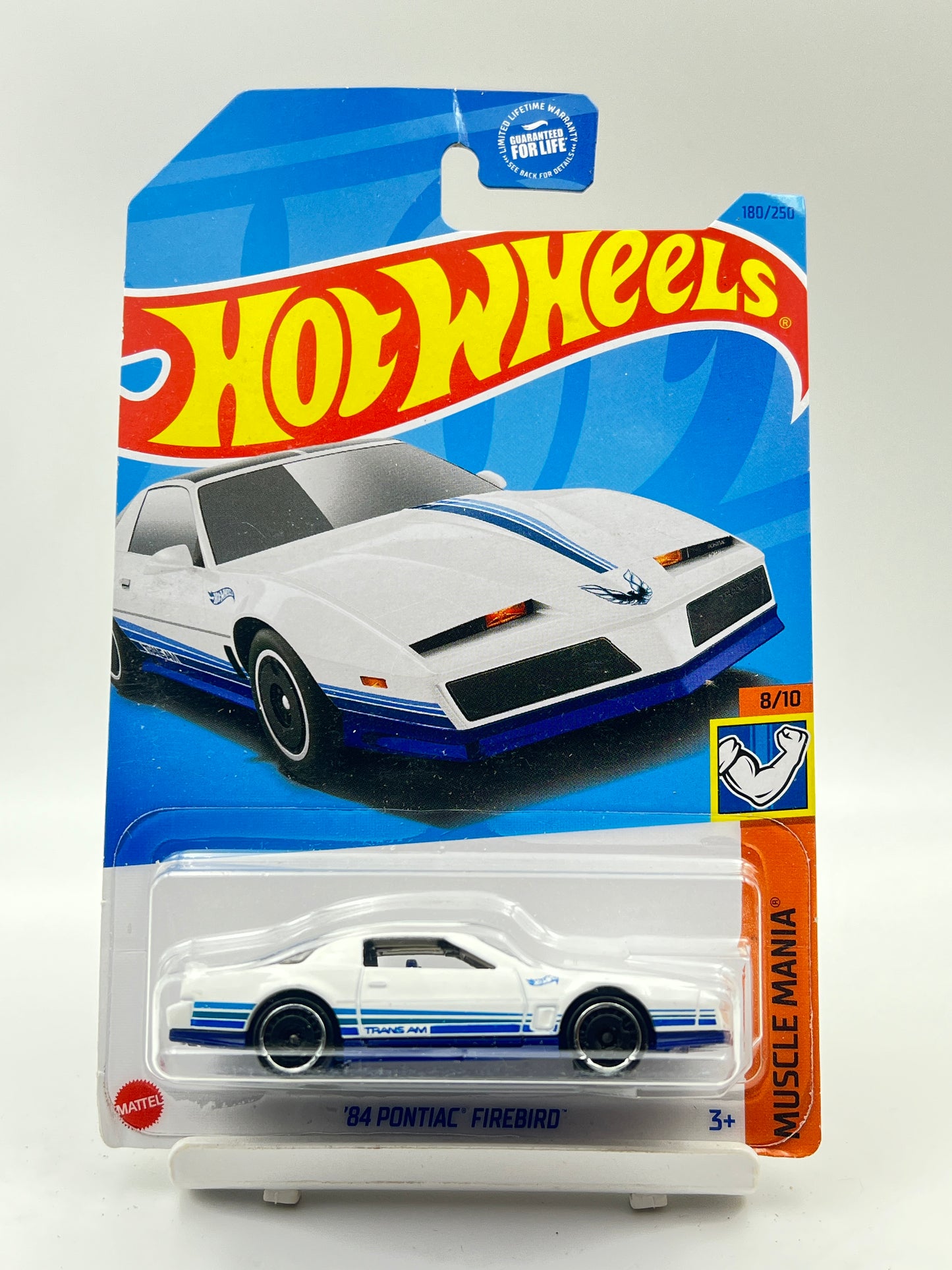IMPORTED - HOT WHEELS -  84 PONTIAC FIREBIRD - WHITE - 9B